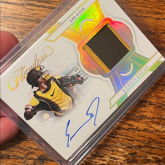 💎 2025 Flawless Ethan Salas RPA /10 + ‘25 Select White Concourse PRIZM #’d 7/99 - Picture 4 of 7